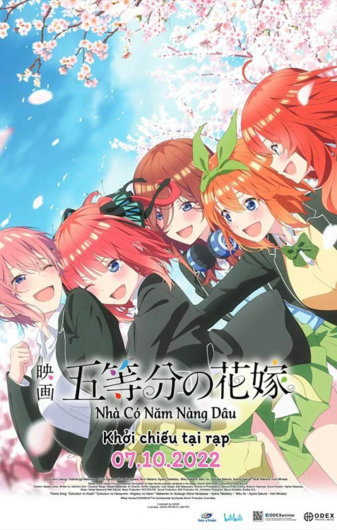 Nhà Có Năm Nàng Dâu (Phim Điện Ảnh) | 5-toubun no Hanayome Movie (2022) Nhà Có Năm Nàng Dâu (Phim Điện Ảnh) | 5-toubun no Hanayome Movie (2022)